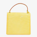 Louis Vuitton Yellow Monogram Vernis Spring Street Top Handle Bag