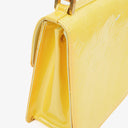 Louis Vuitton Yellow Monogram Vernis Spring Street Top Handle Bag