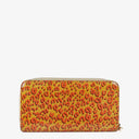 Louis Vuitton Zippy Leopard Print Vernis Blanc Corail Wallet