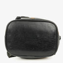 MCM Black Calfskin Quilted Studded Bucket Bag