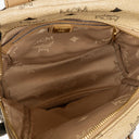 MCM Visetos Coated Studded Neutral Canvas Backpack