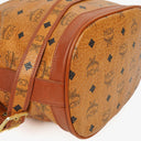 MCM Visetos Cognac Bucket Bag
