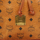 MCM Visetos Cognac Bucket Bag