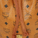 MCM Visetos Cognac Bucket Bag