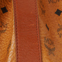 MCM Visetos Cognac Bucket Bag