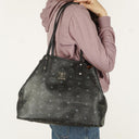 MCM Visetos Large Liz Reversible Shopper Tote Bag
