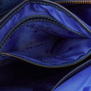 MCM Visetos Stark M Medium Studded Blue Backpack