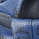 MCM Visetos Stark M Medium Studded Blue Backpack