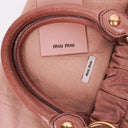 Miu Miu Vitello Shine Satchel Bag