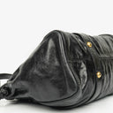 Miu Miu Black Vitello Satchel Bag