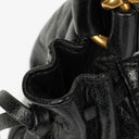 Miu Miu Black Vitello Satchel Bag