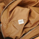 Miu Miu Brown Grained Leather Hobo Shoulder Bag