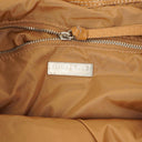 Miu Miu Brown Grained Leather Hobo Shoulder Bag