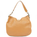 Miu Miu Brown Grained Leather Hobo Shoulder Bag