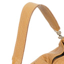 Miu Miu Brown Grained Leather Hobo Shoulder Bag