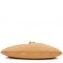 Miu Miu Brown Grained Leather Hobo Shoulder Bag