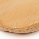 Miu Miu Brown Grained Leather Hobo Shoulder Bag