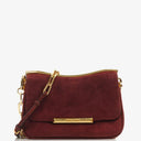 Miu Miu Camoscio Granato Shoulder Bag With Chain