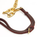 Miu Miu Camoscio Granato Shoulder Bag With Chain
