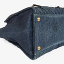 Miu Miu Denim Biker Avio Handbag