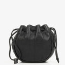 Miu Miu Drawstring Black Nero Leather Wallet Portafoglio