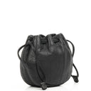 Miu Miu Drawstring Black Nero Leather Wallet Portafoglio