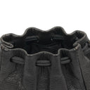 Miu Miu Drawstring Black Nero Leather Wallet Portafoglio