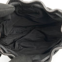 Miu Miu Drawstring Black Nero Leather Wallet Portafoglio