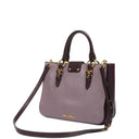 Miu Miu Madras Goatskin Glycine Viola Bicolore Bag