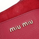 Miu Miu Madras Goatskin Peonia Tote Bag