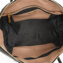 Miu Miu Madras Goatskin Zip Black Nero Convertible Tote Bag