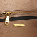 Miu Miu Madras Goatskin Zip Black Nero Convertible Tote Bag