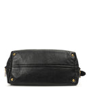 Miu Miu Madras Goatskin Zip Black Nero Convertible Tote Bag