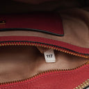 Miu Miu Madras Goatskin Zip Pink Convertible Tote Bag