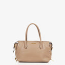 Miu Miu Madras Goatskin Zip Pink Convertible Tote Bag