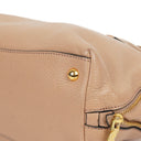 Miu Miu Madras Goatskin Zip Pink Convertible Tote Bag