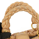 Miu Miu Matelasse Beige Leather Tote Bag