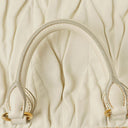 Miu Miu Matelasse Bianco Leather Shopping Tote Bag