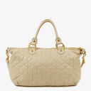 Miu Miu Matelasse Creamy White Quilted Nappa Leather Tote Bag