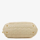 Miu Miu Matelasse Creamy White Quilted Nappa Leather Tote Bag