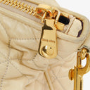 Miu Miu Matelasse Creamy White Quilted Nappa Leather Tote Bag