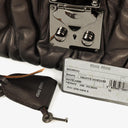 Miu Miu Matelasse Grafite Mordore Metallic Nappa Leather Tote Bag