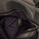 Miu Miu Matelasse Grafite Mordore Metallic Nappa Leather Tote Bag