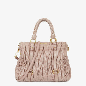 Borsa tote Miu Miu Matelasse in pelle
