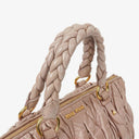 Miu Miu Matelasse Leather Tote Bag