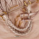 Miu Miu Matelasse Leather Tote Bag