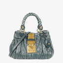 Miu Miu Matelasse Leather Tote Bag