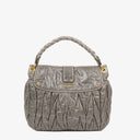 Miu Miu Matelassé Lux Leather Coffer Hobo Bag