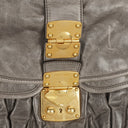 Miu Miu Matelassé Lux Leather Coffer Hobo Bag