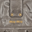Miu Miu Matelassé Lux Leather Coffer Hobo Bag